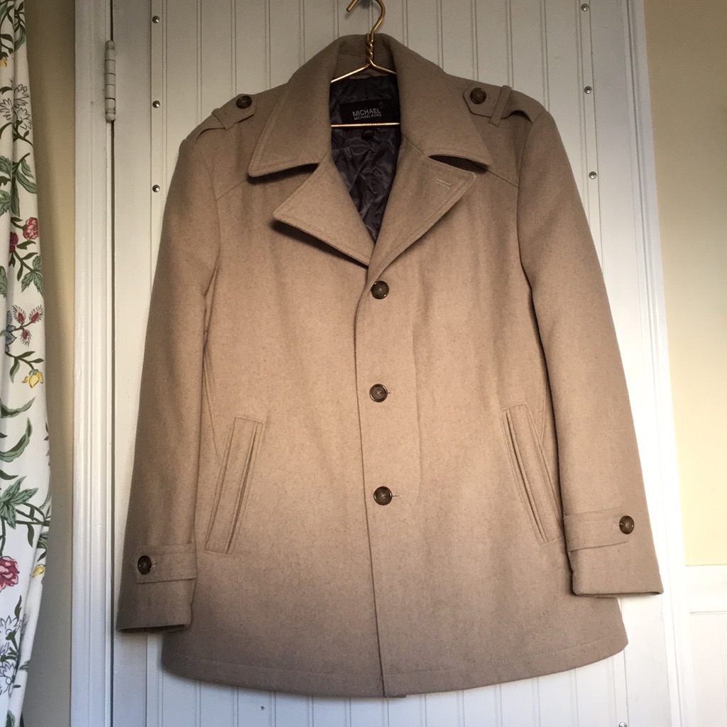 Michael Kors Heavy Wool Pea Coat Size Xl